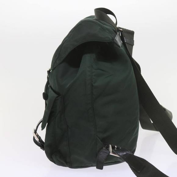 PRADA Backpack Nylon Green Auth 59702 - Picture 3 of 16